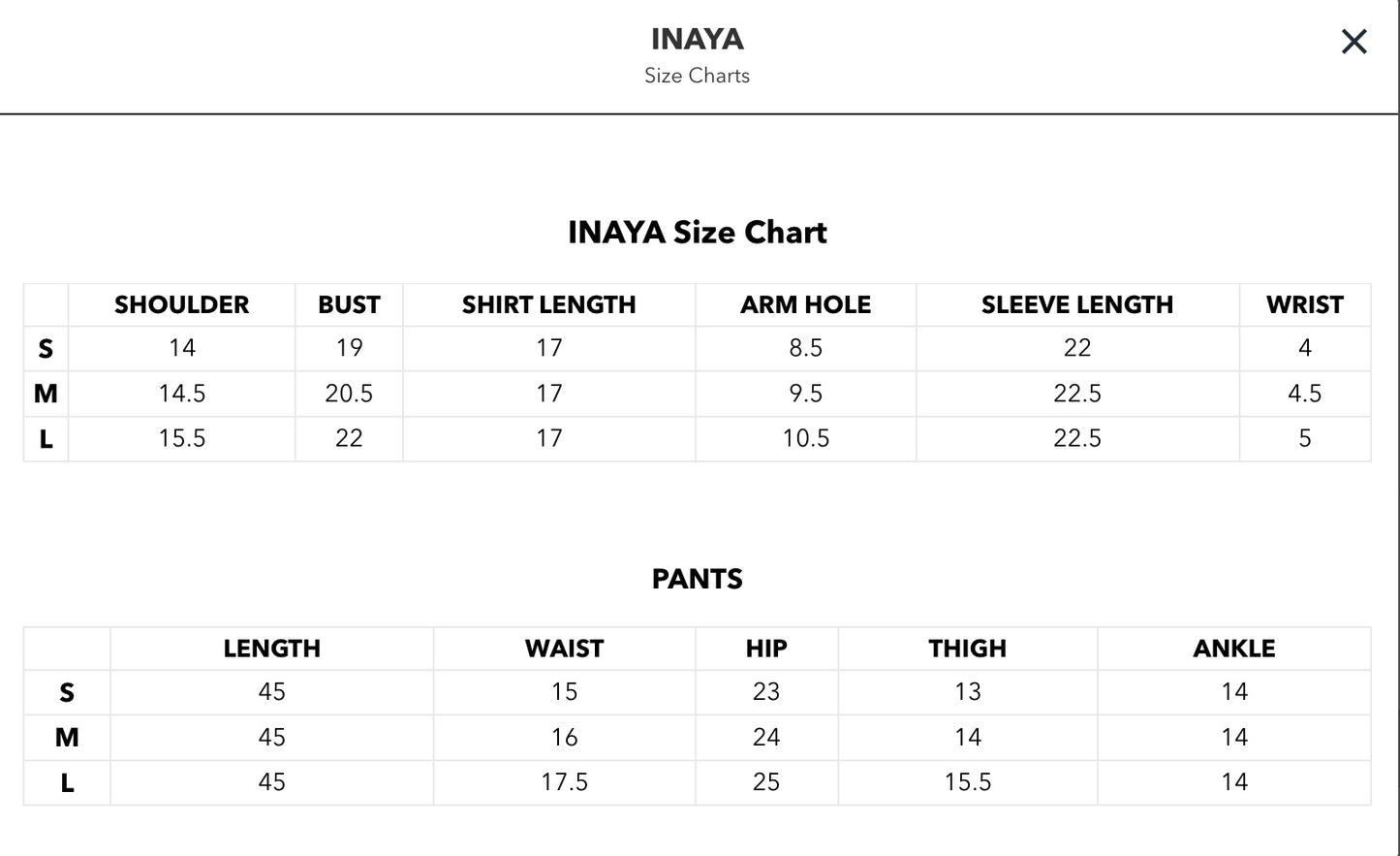 INAYA