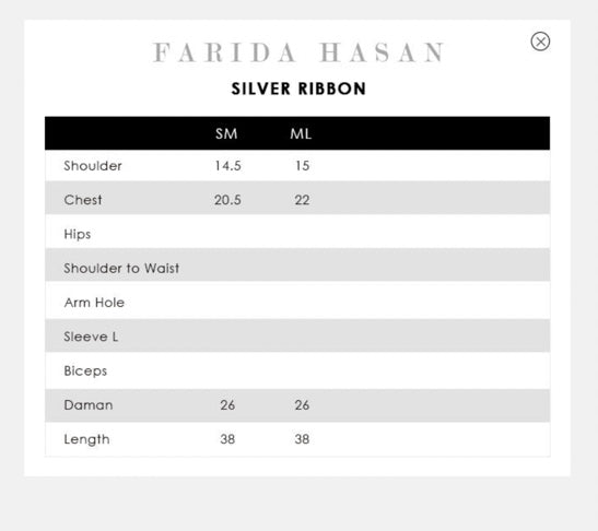 SILVER RIBBONS FULL SUIT