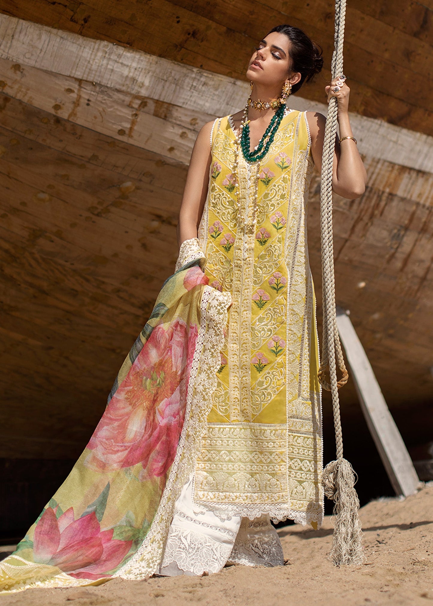 Chikkankari Reinvented - 7B - Sunshine