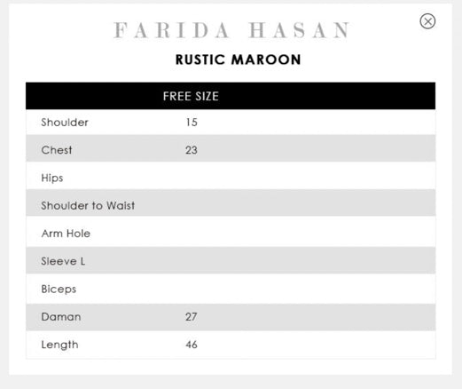 RUSTIC MAROON WITH PANTS