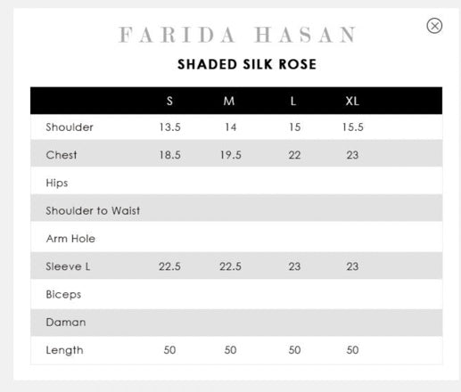 SHADED SILK ROSE FULL SUIT