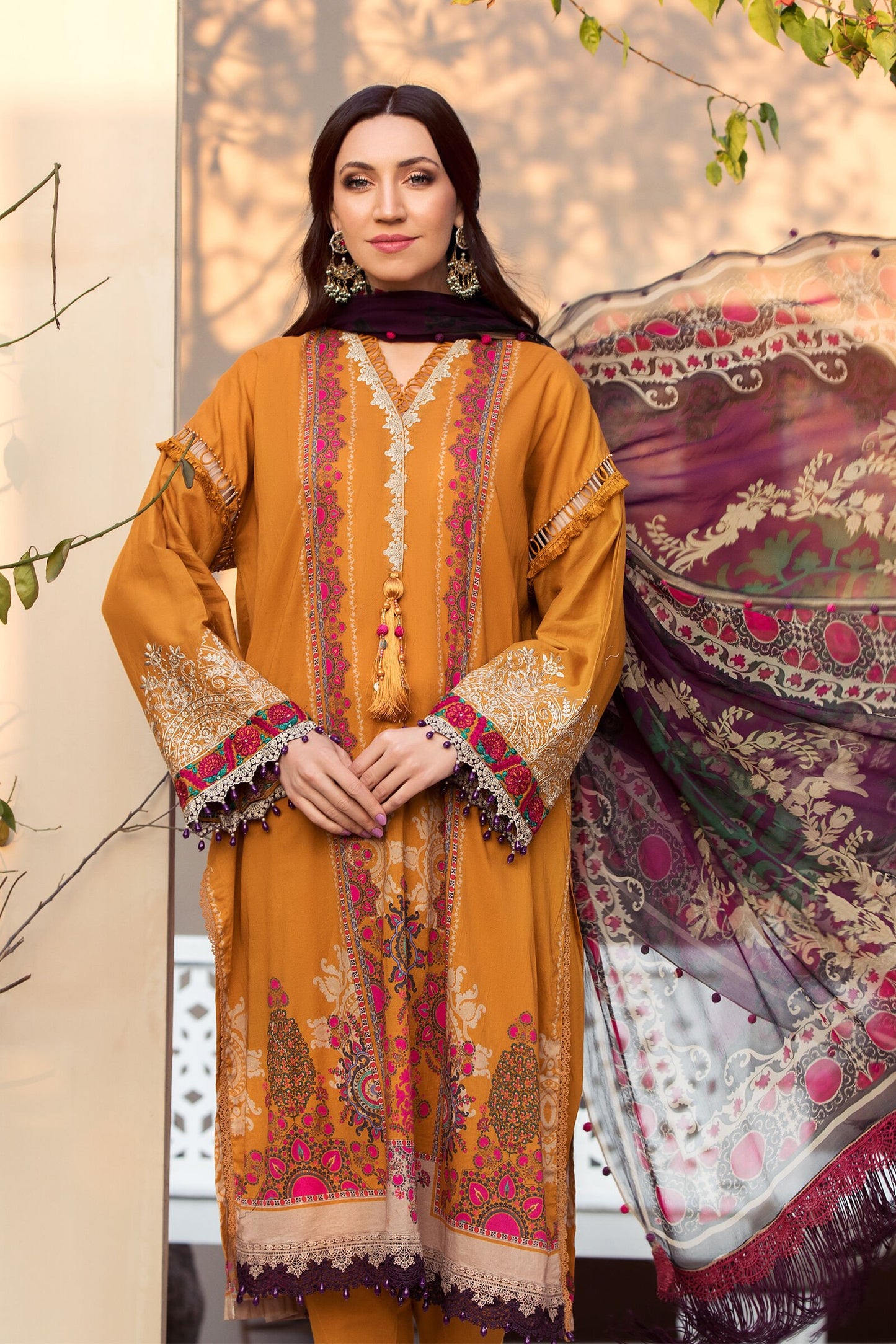 Unstitched Fabrics/MPrints MPT-1302-A