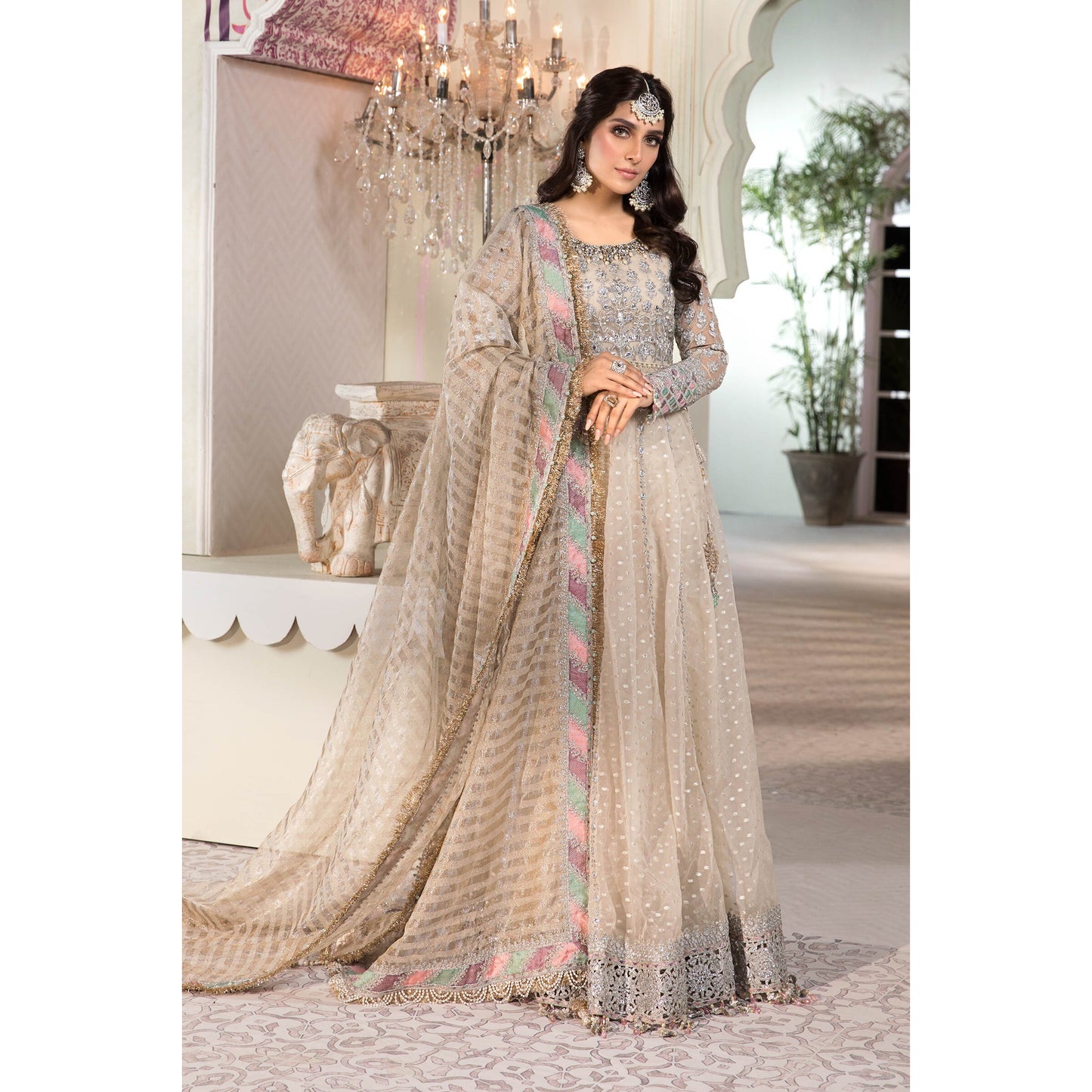 Pearl White (BD-2208) - Unstitched