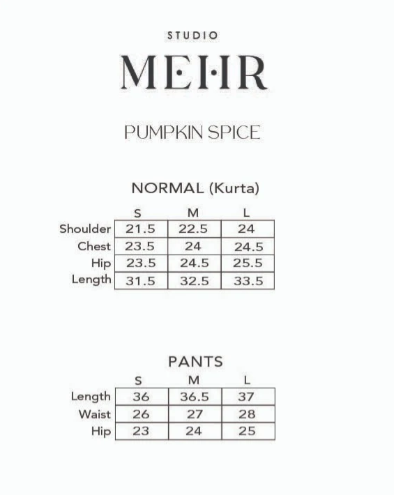 Pumpkin Spice Matching Set
