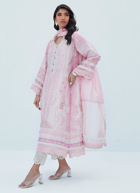 AERIN BLUSH SHIRT AND DUPATTA