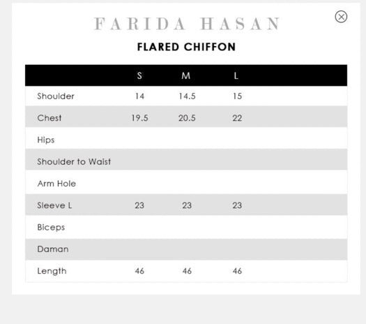 FLARED CHIFFON FULL SUIT