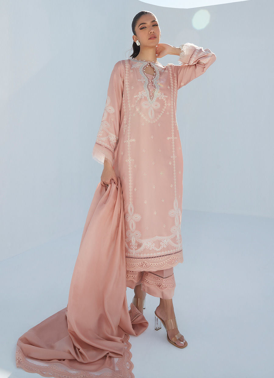 ERICA APRICOT SHIRT AND DUPATTA