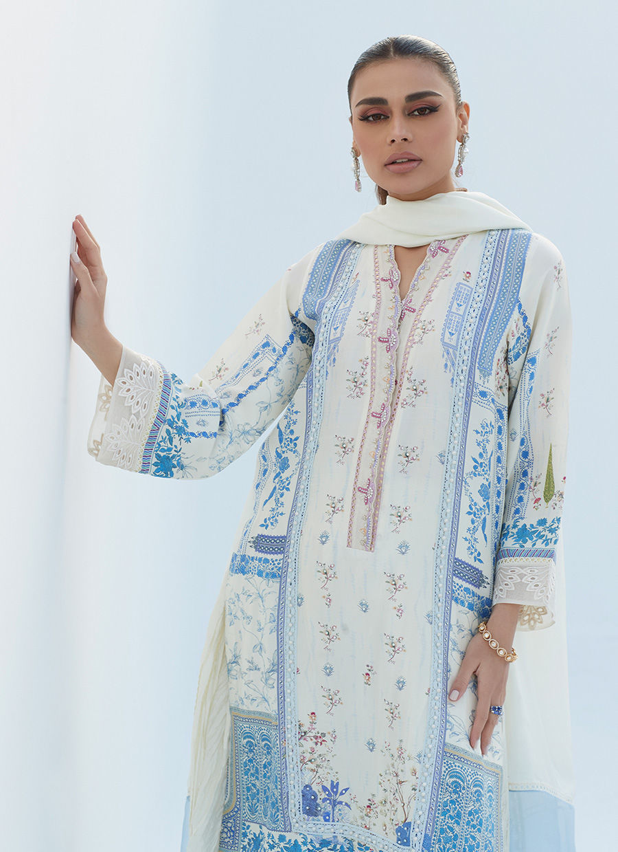 ERICA IVORY SHIRT AND DUPATTA