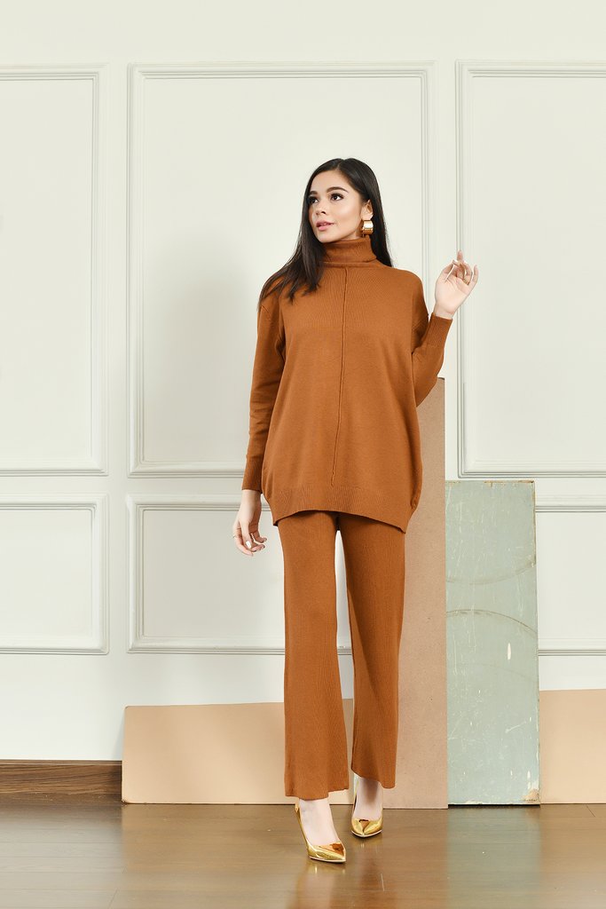 Emma Highneck Knitted Suit
