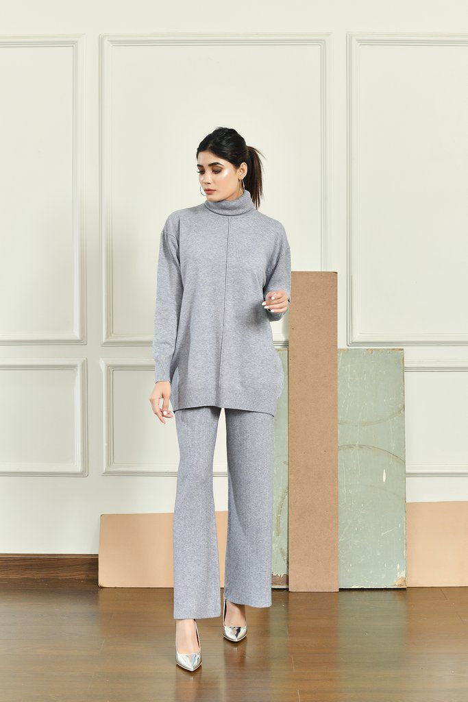 Emma Highneck Knitted Suit