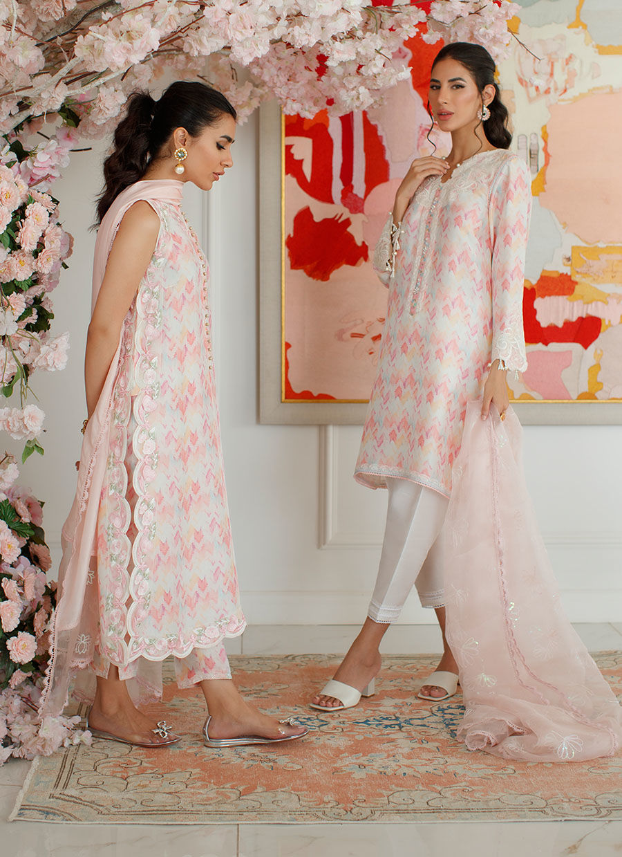 IKAT MIA SHIRT AND DUPATTA
