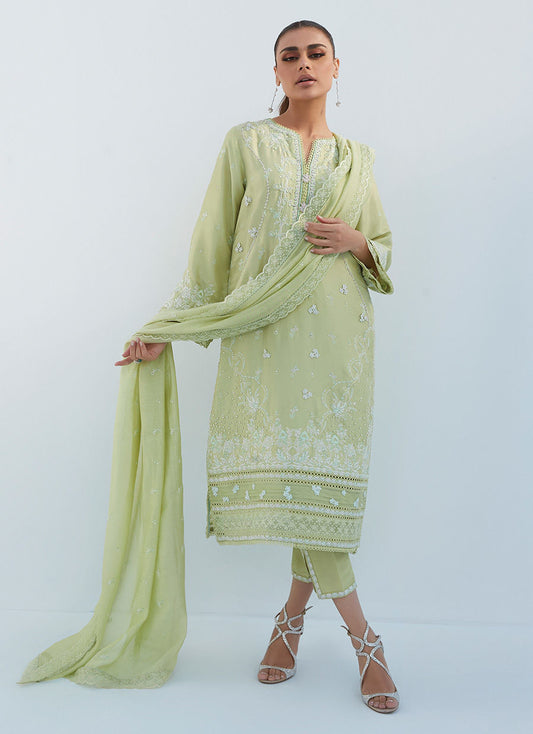 JUDIE APPLE GREEN SHIRT AND DUPATTA