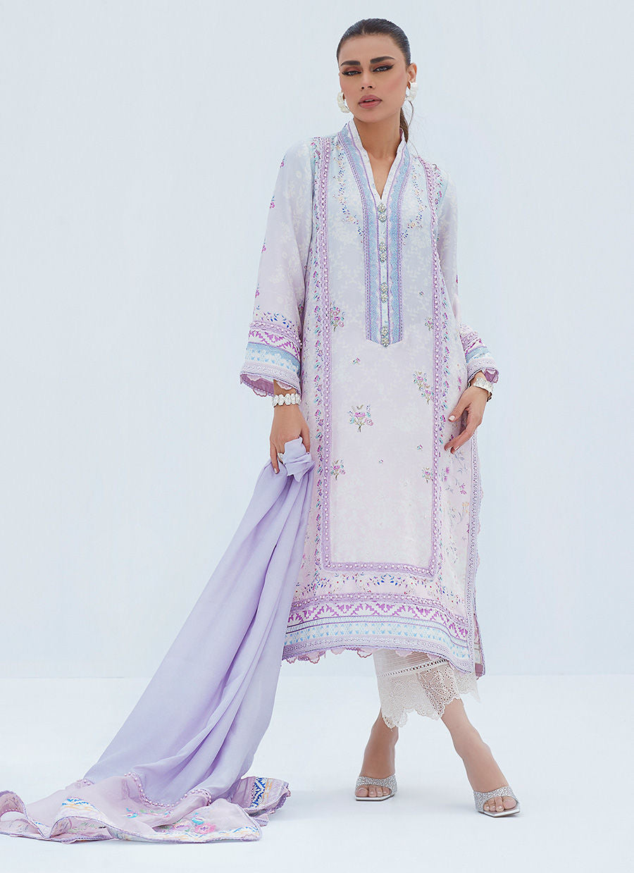 LIZ LILAC SHIRT AND DUPATTA