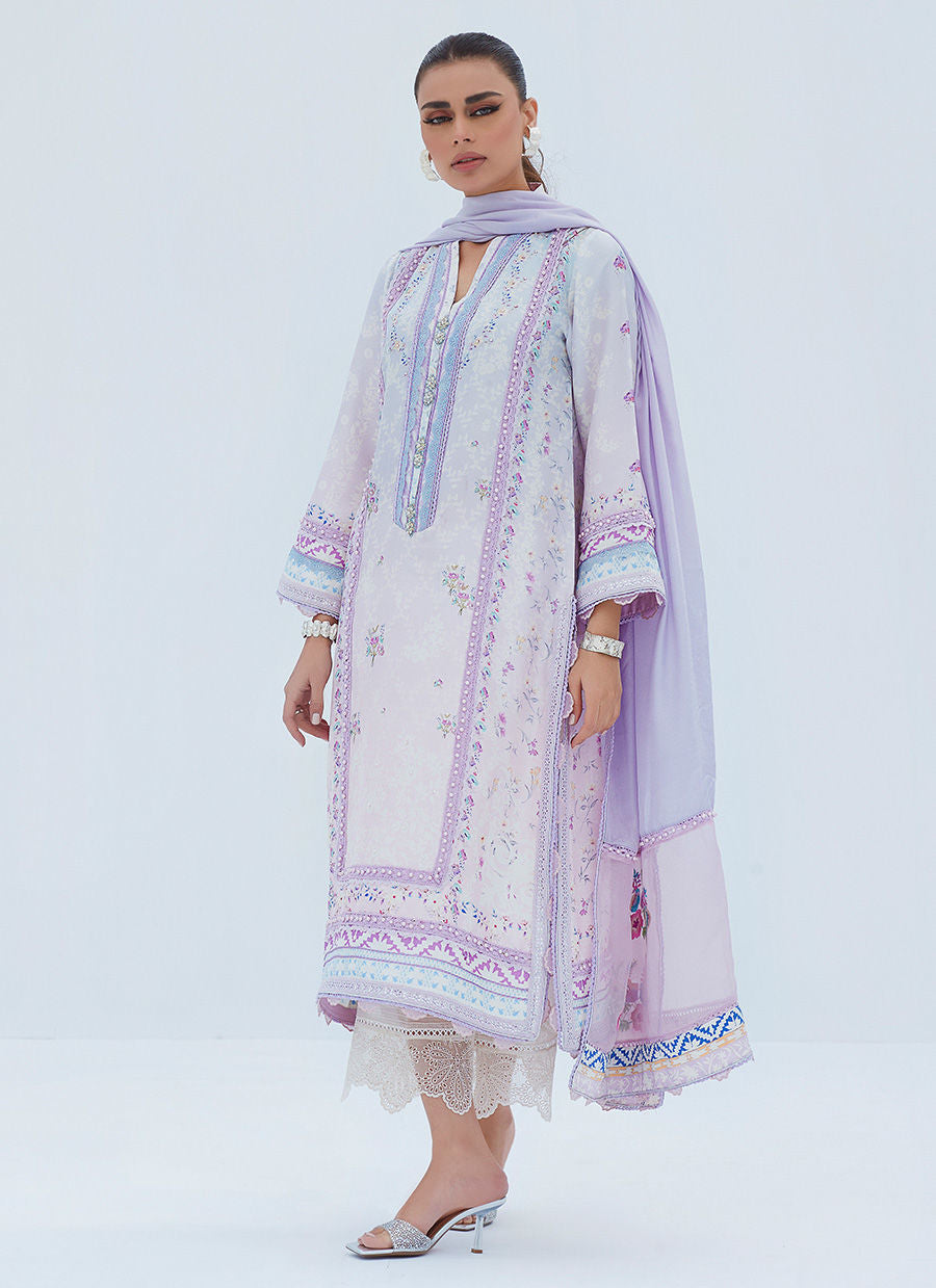 LIZ LILAC SHIRT AND DUPATTA