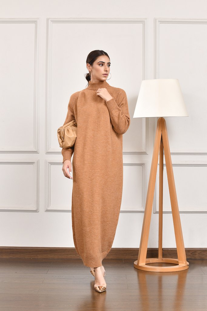 Lia Oversized Dress Khaki