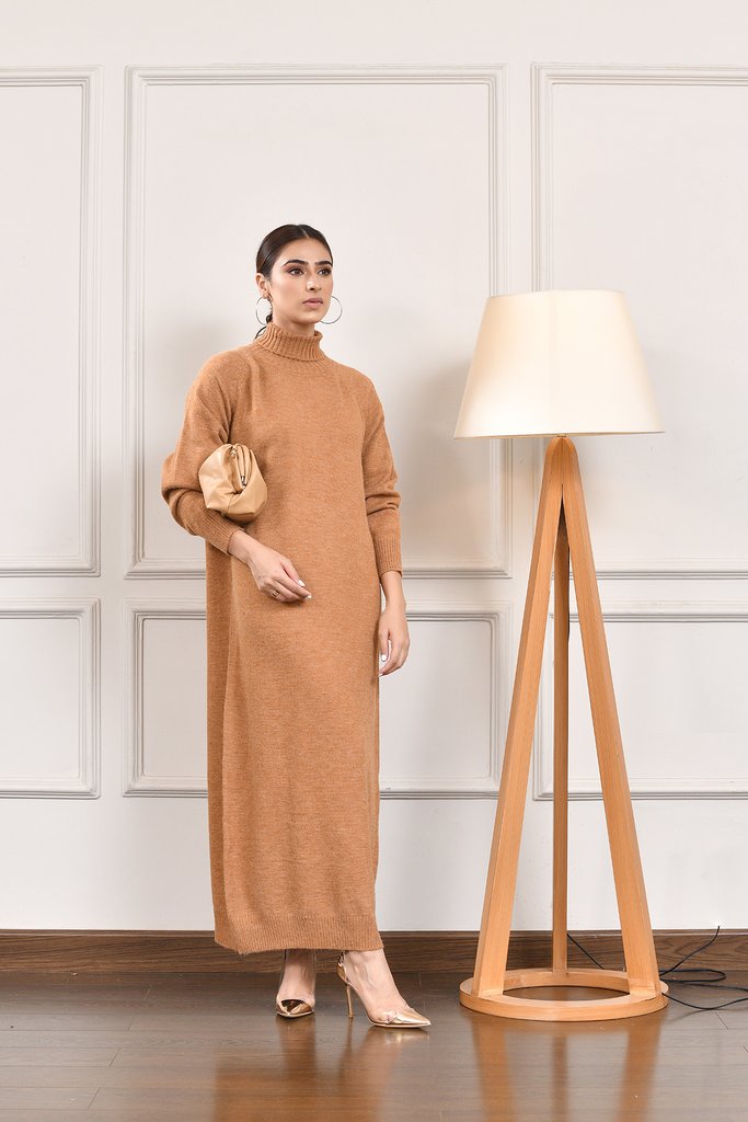 Lia Oversized Dress Khaki