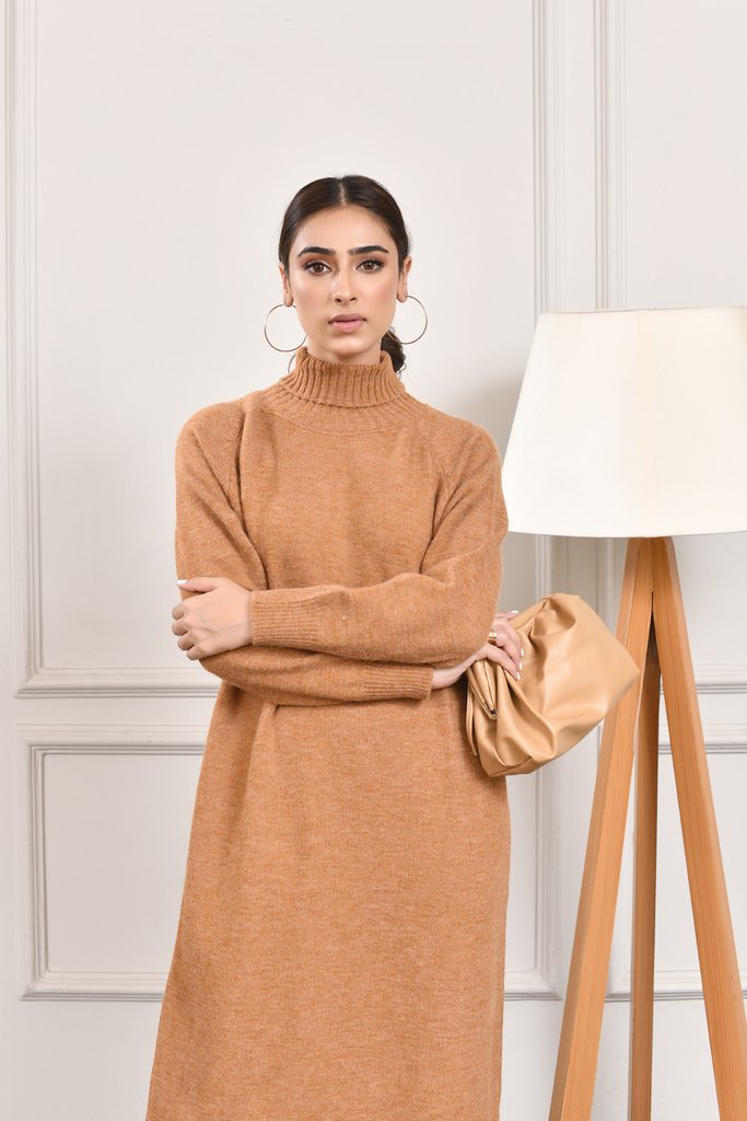 Lia Oversized Dress Khaki
