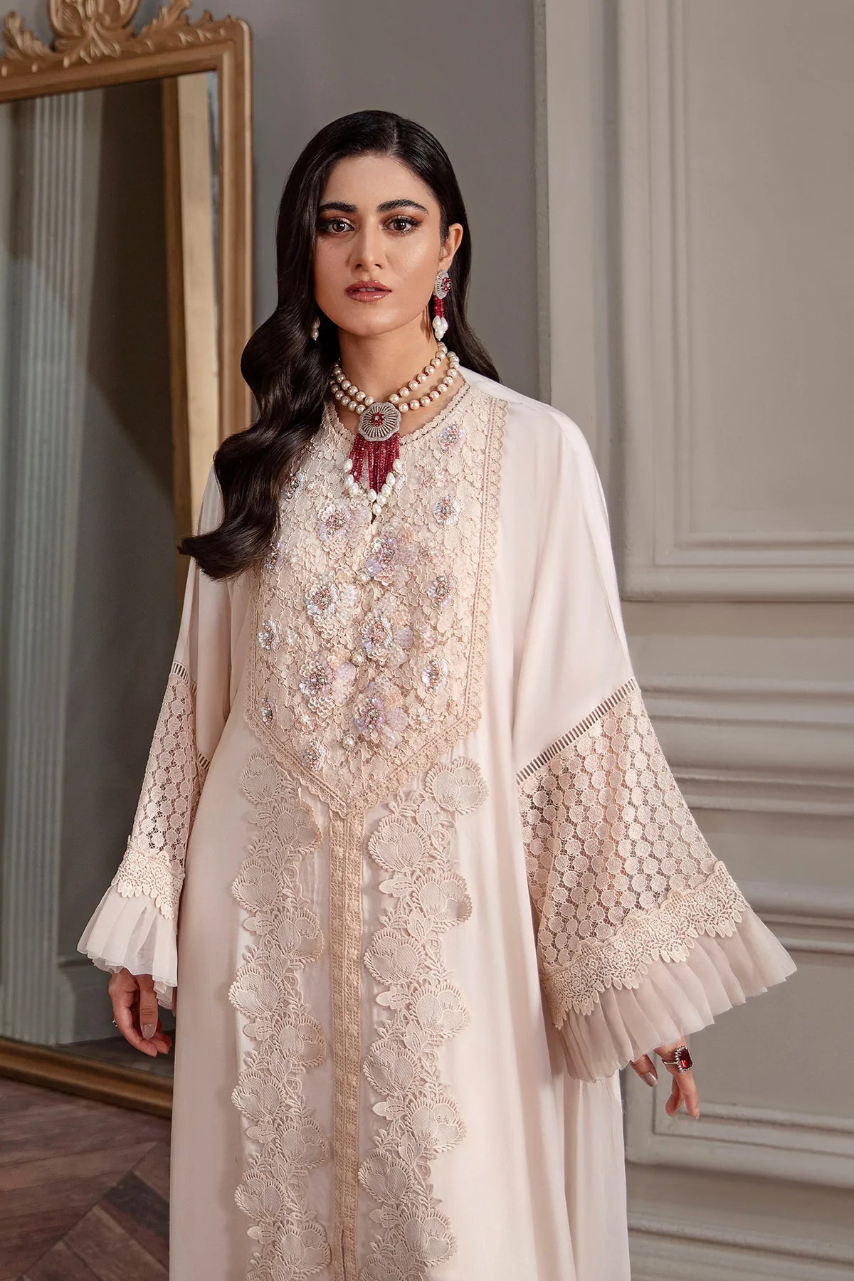 NUDE PEACH KAFTAN (D-07)