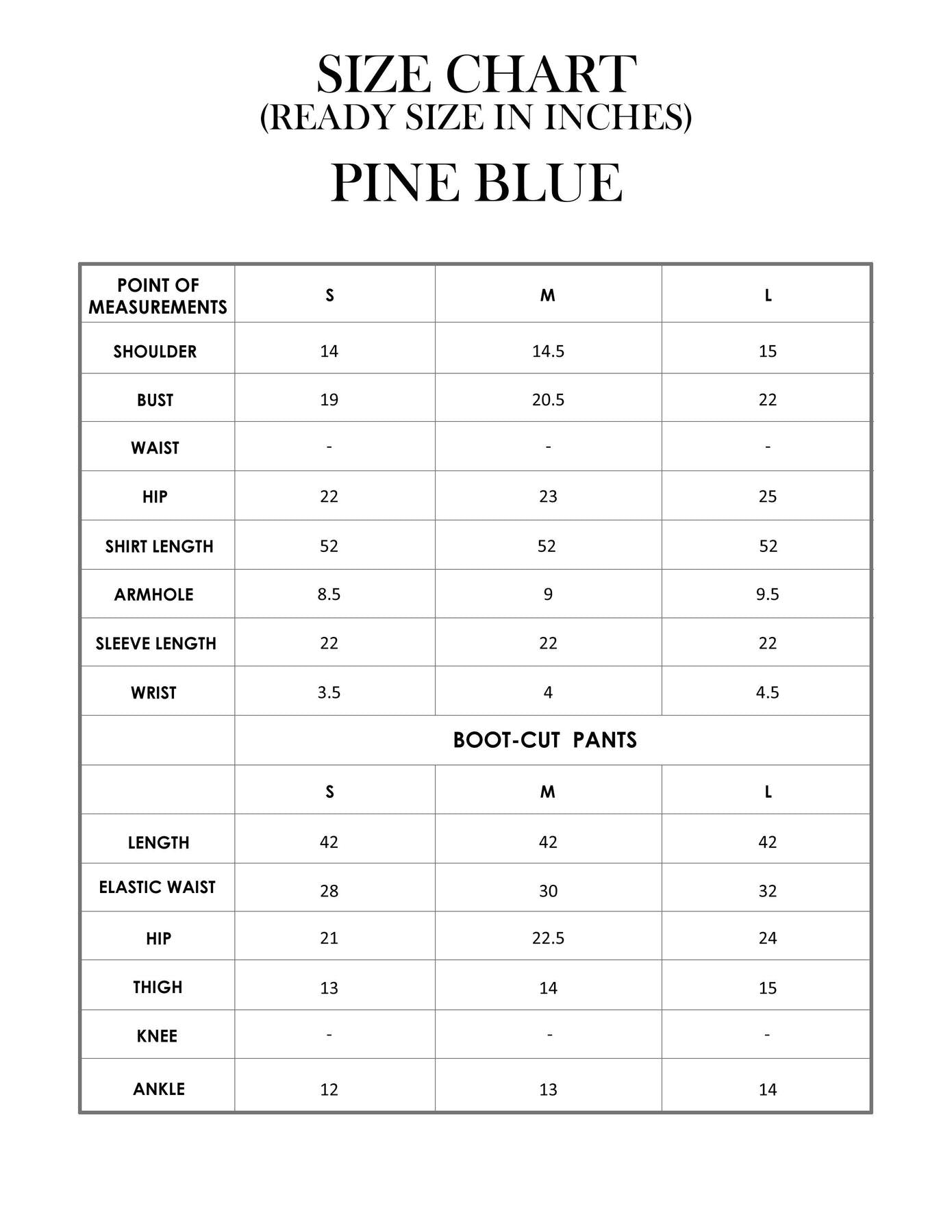 PINE BLUE