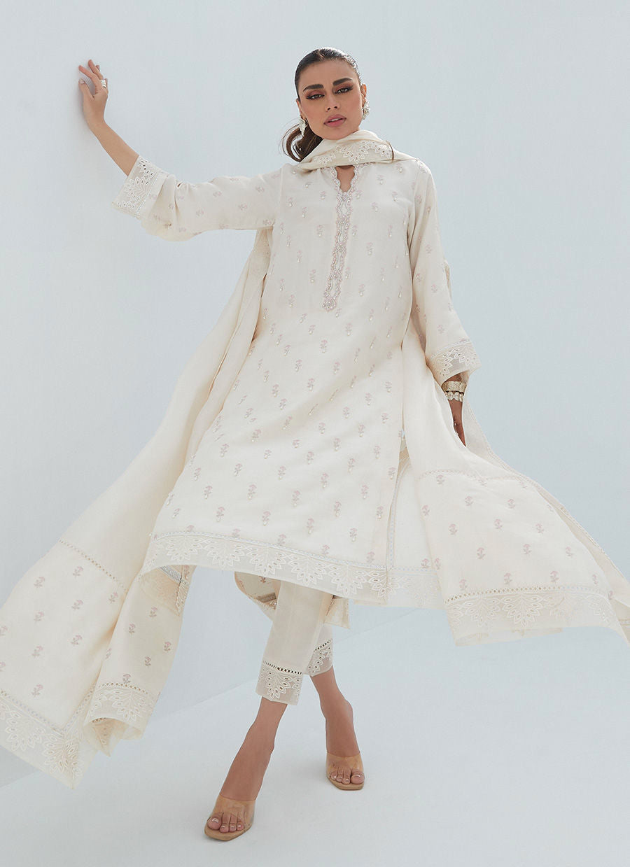 ROSIE IVORY SHIRT AND DUPATTA