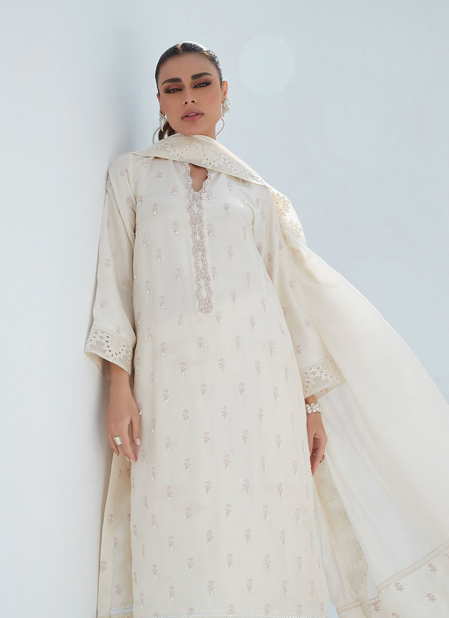 ROSIE IVORY SHIRT AND DUPATTA