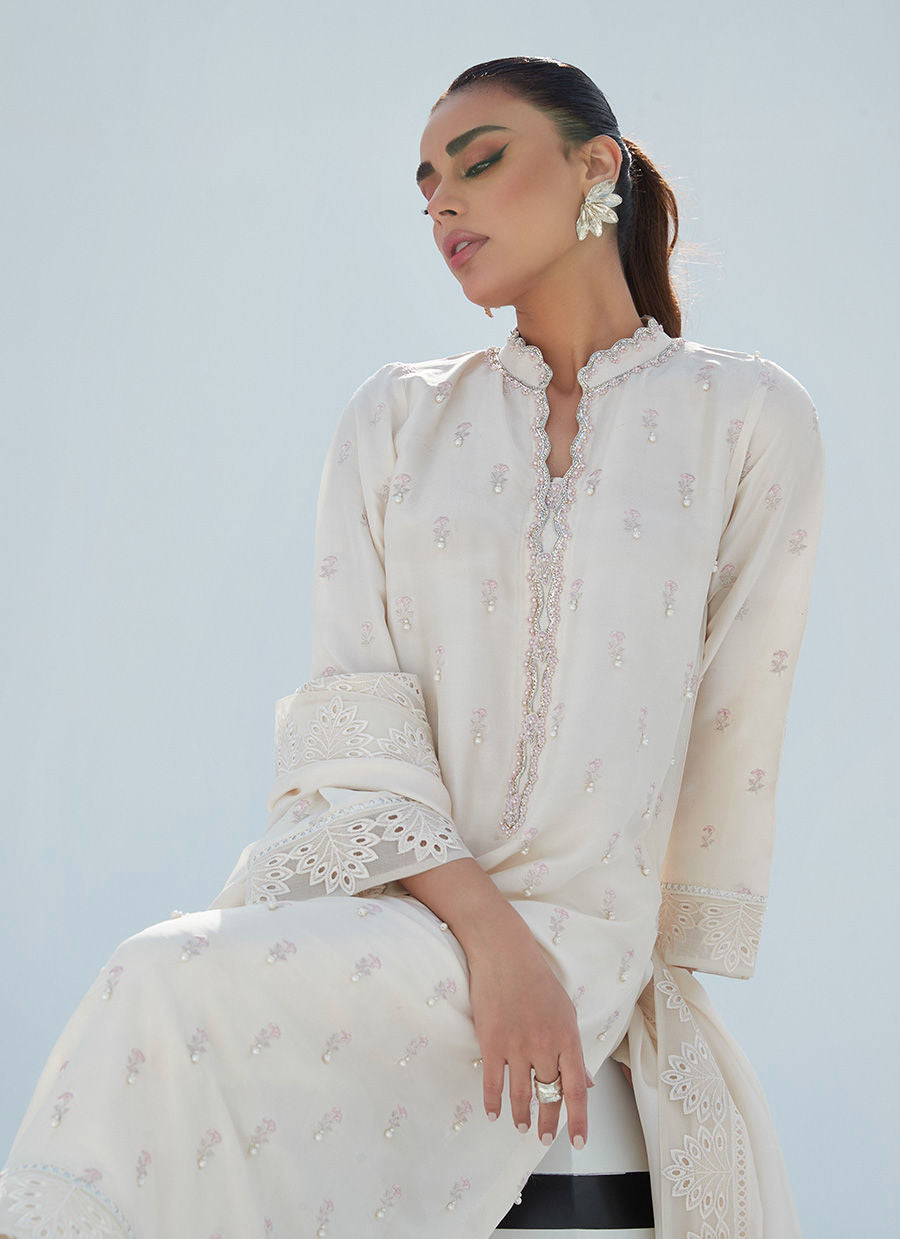 ROSIE IVORY SHIRT AND DUPATTA