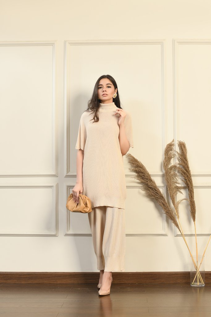 Roxy high neck seperates ivory