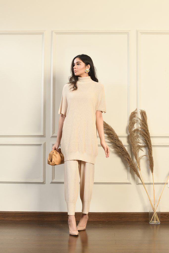 Roxy high neck seperates ivory