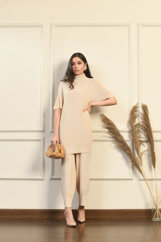 Roxy high neck seperates ivory