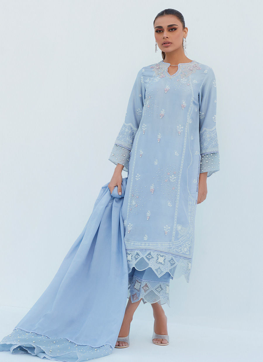 SHERYL PERIWINKLE SHIRT AND DUPATTA