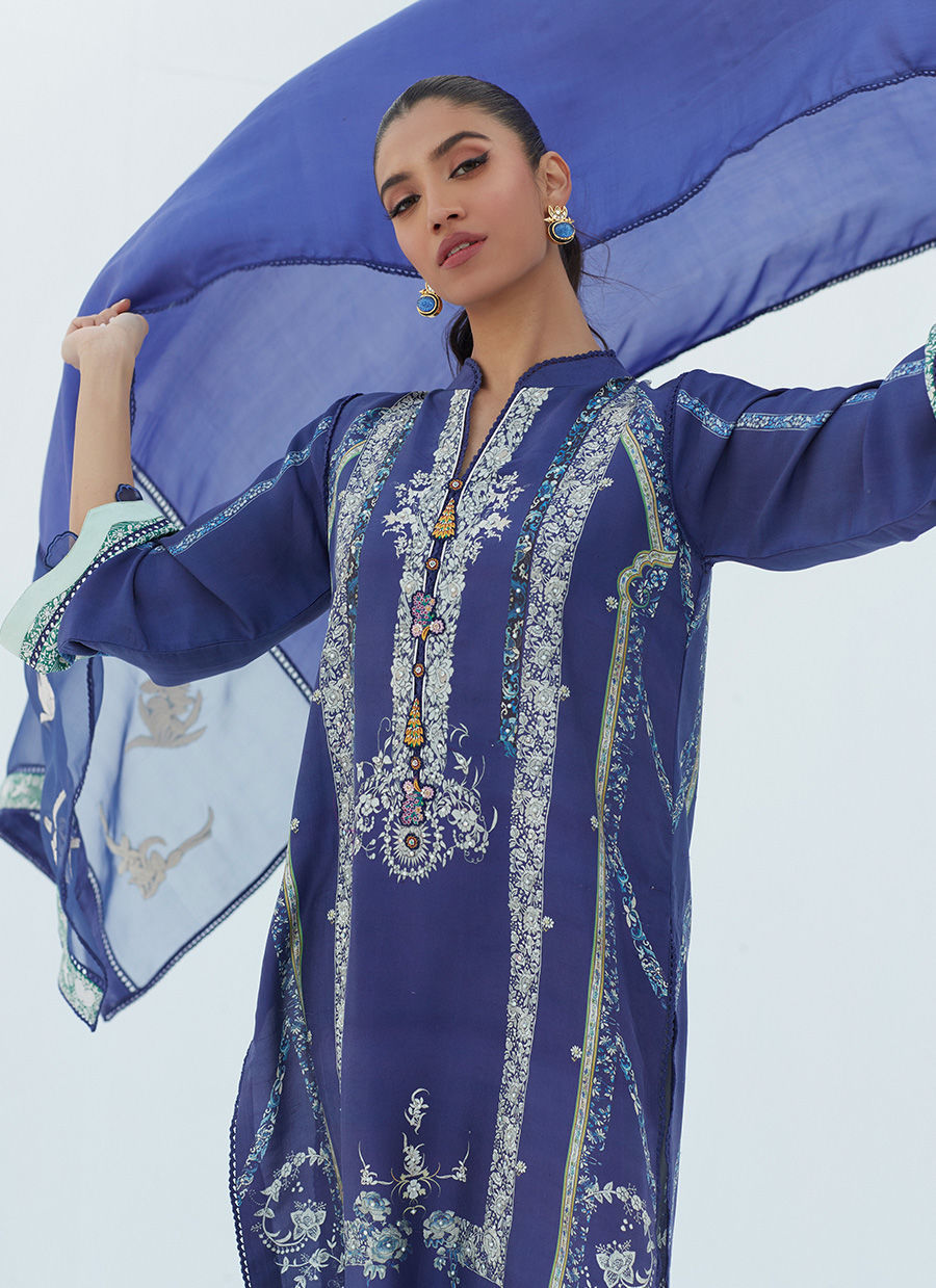 SIMI LAPIS SHIRT AND DUPATTA