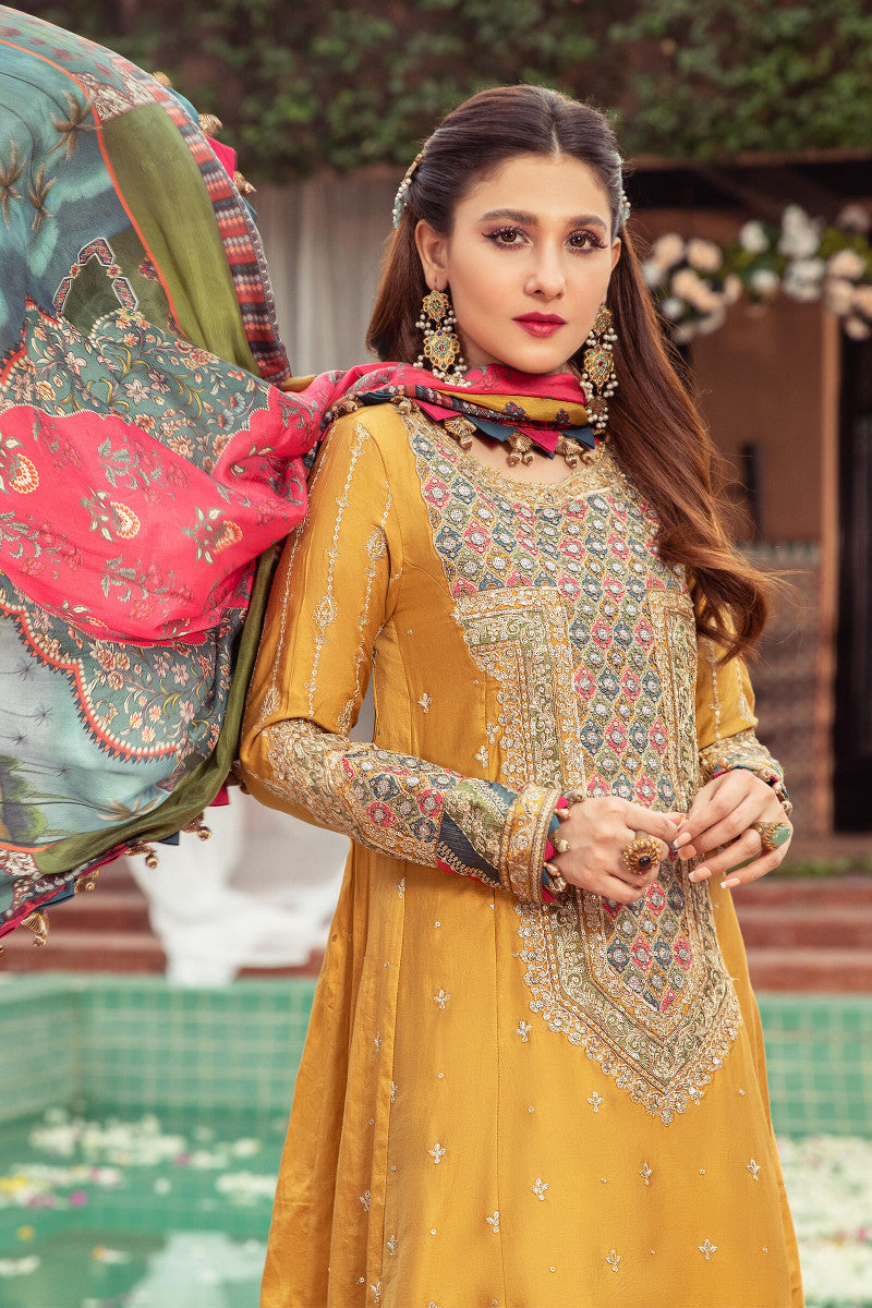 Unstitched Sateen CST-406-Mustard