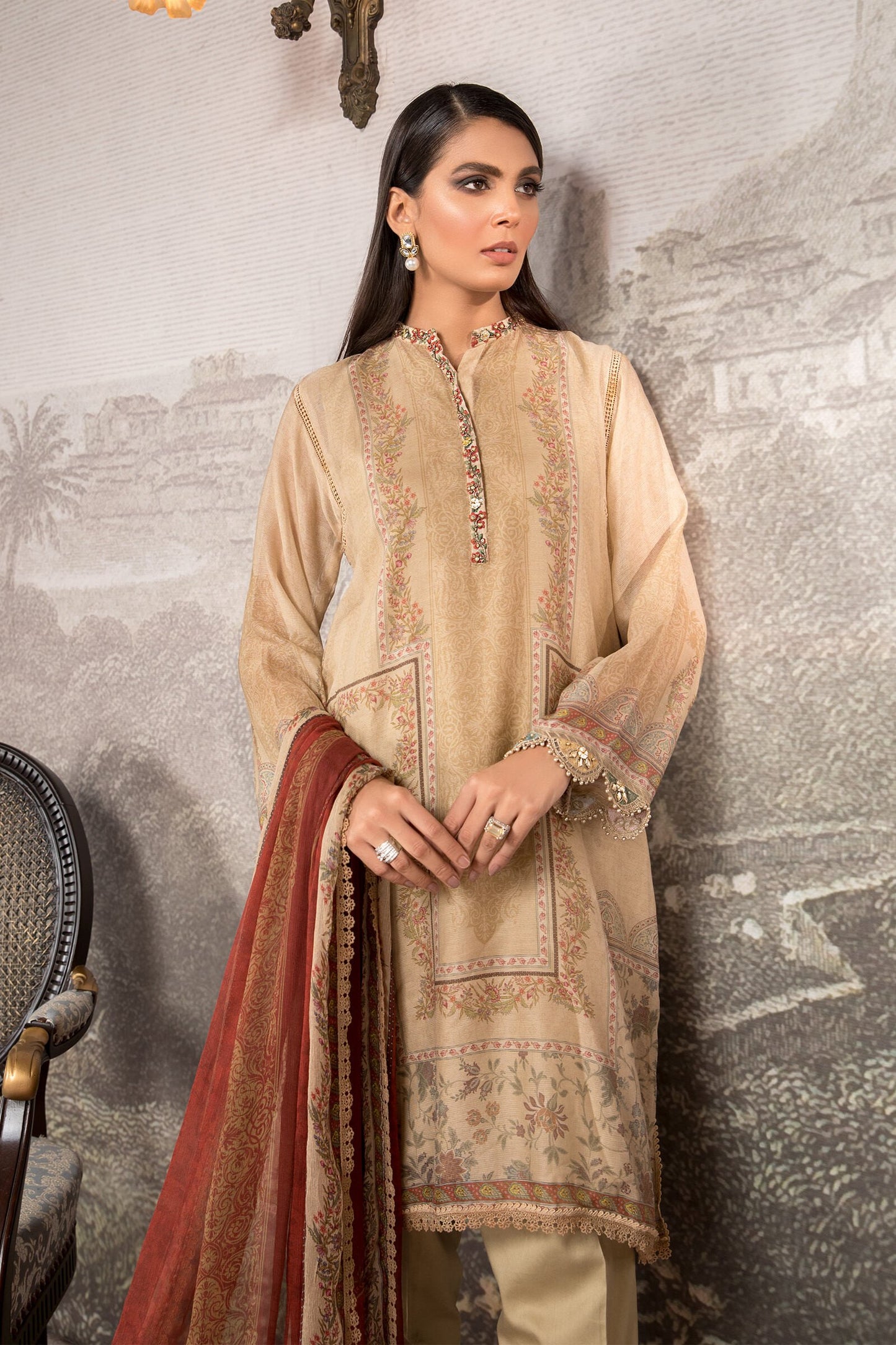 Unstitched Silk Net - SN-103