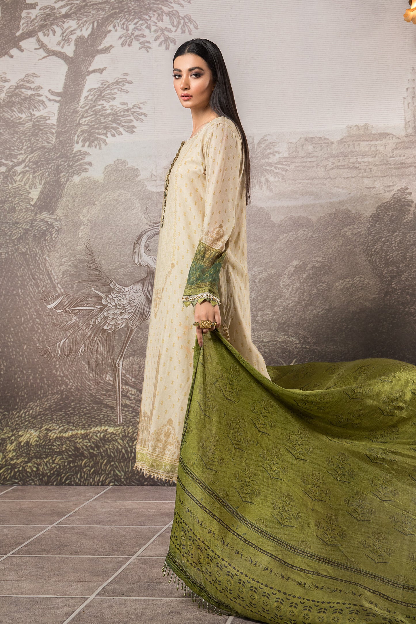 Unstitched Silk Net - SN-104