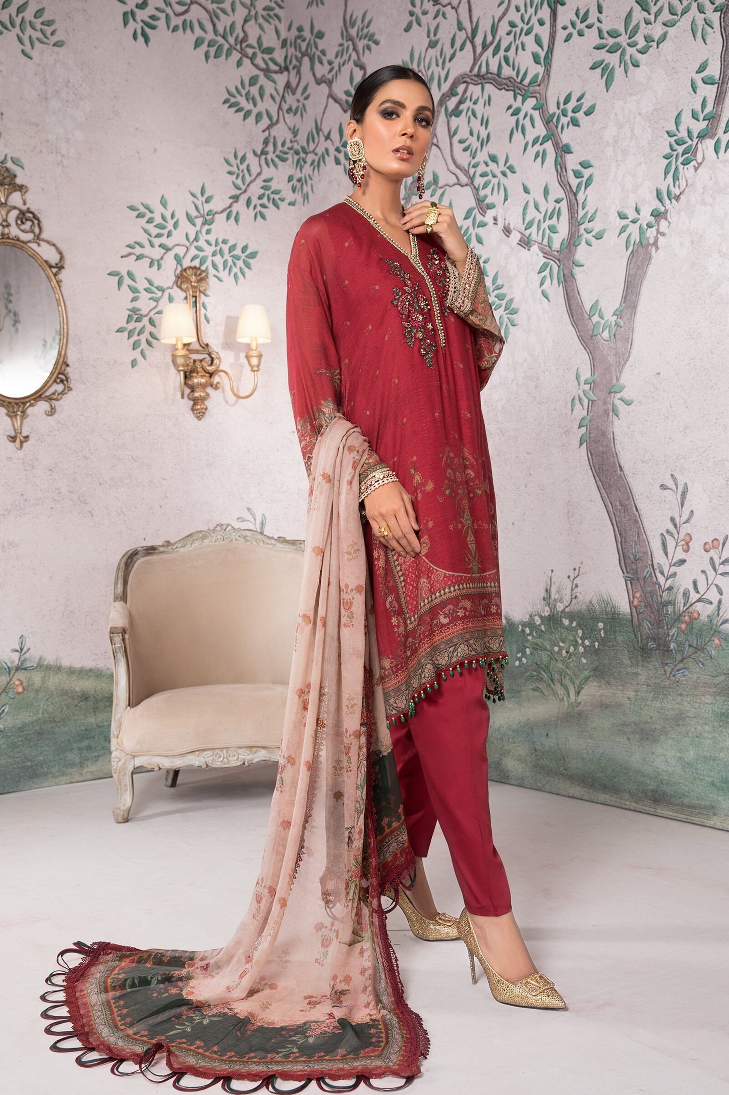 Unstitched Silk Net - SN-105