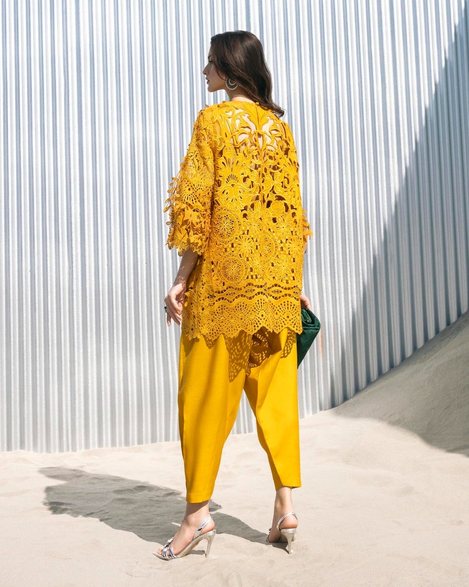 YELLOW CUTWORK