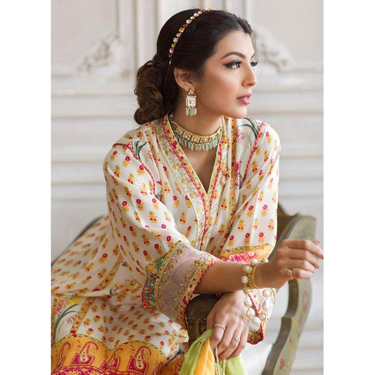 DAHLIA CREPE TUNIC AND SILK DUPATTA