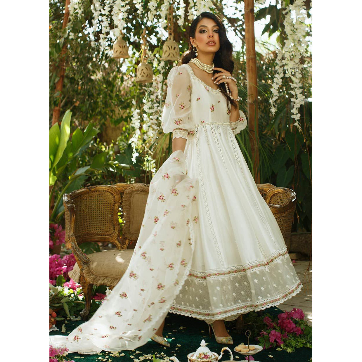 IVORY RAYNA KALIDAAR AND DUPATTA