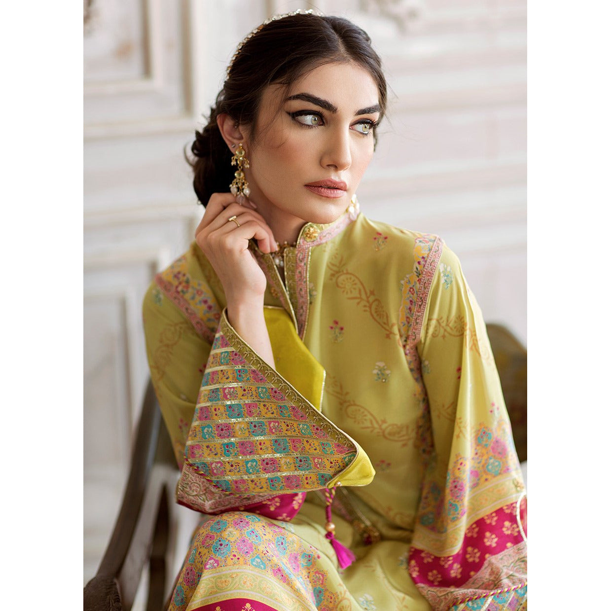 MILA CREPE TUNIC AND SILK DUPATTA