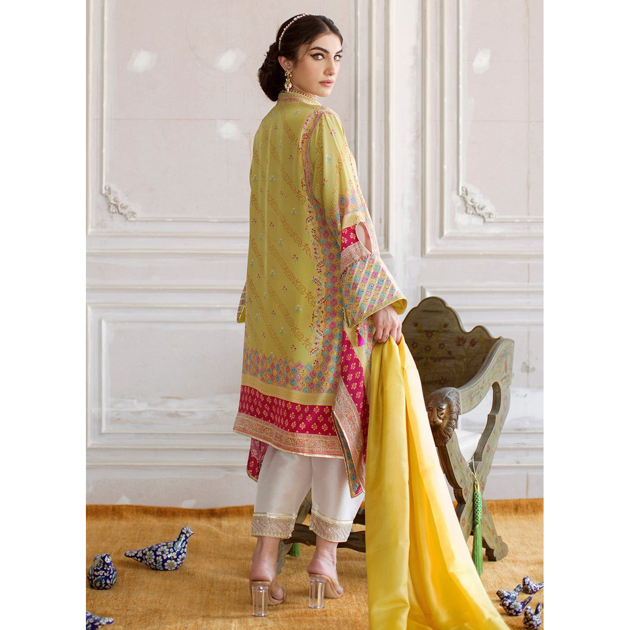 MILA CREPE TUNIC AND SILK DUPATTA